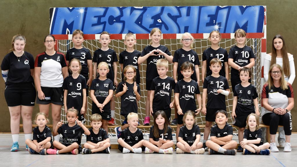 gemischte F-Jugend und Minis des TSV Meckesheim