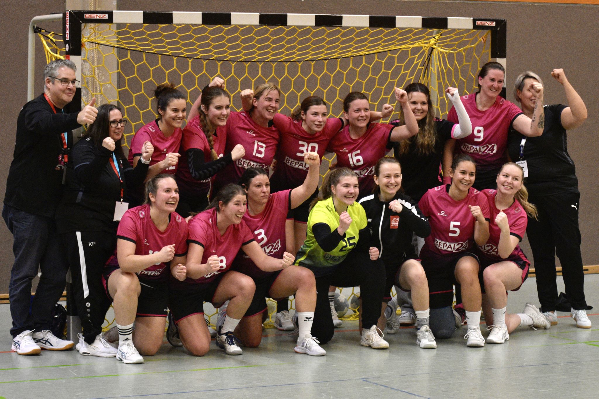 Frauen II nach dem Sieg gegen Waldbrunn/Eberbach