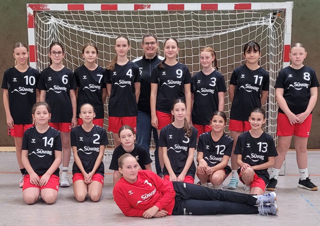 wD-Jugend mit neuen Trikots